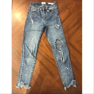 Cotton On ripped holy blue jeans